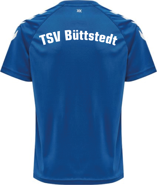 Kinder Trainingsshirt TSV Büttstedt - Hummel Core XK Poly Shirt - True Blue